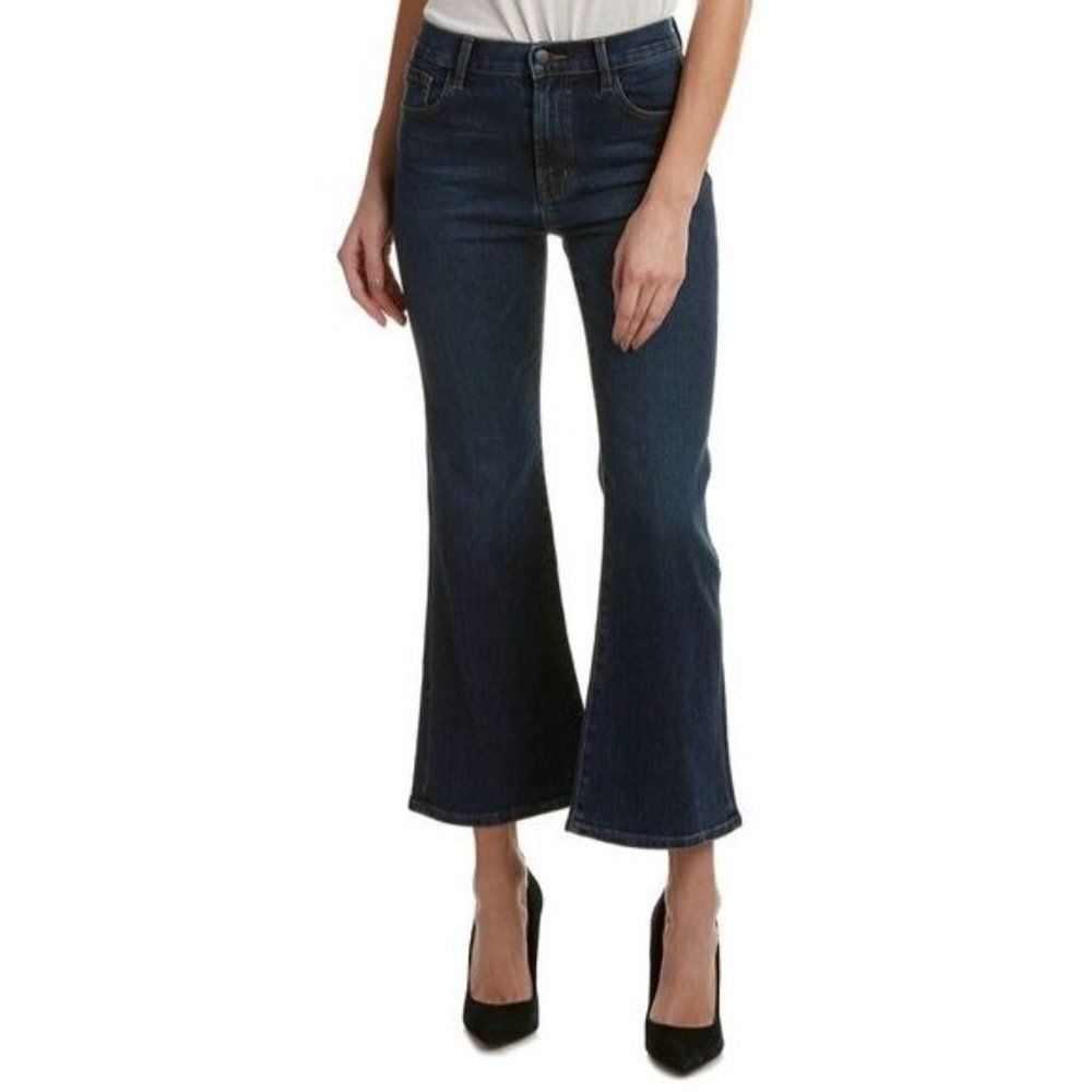 J Brand Carolina Super High Rise Ankle Kick Flare in Mesmeric 27